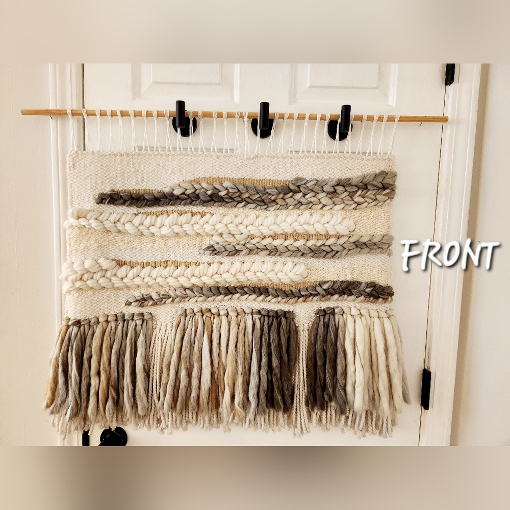 Large Handmade Woven Wall Hanging, Wall Decor, Boho, Tapestry, Weaving, Textile